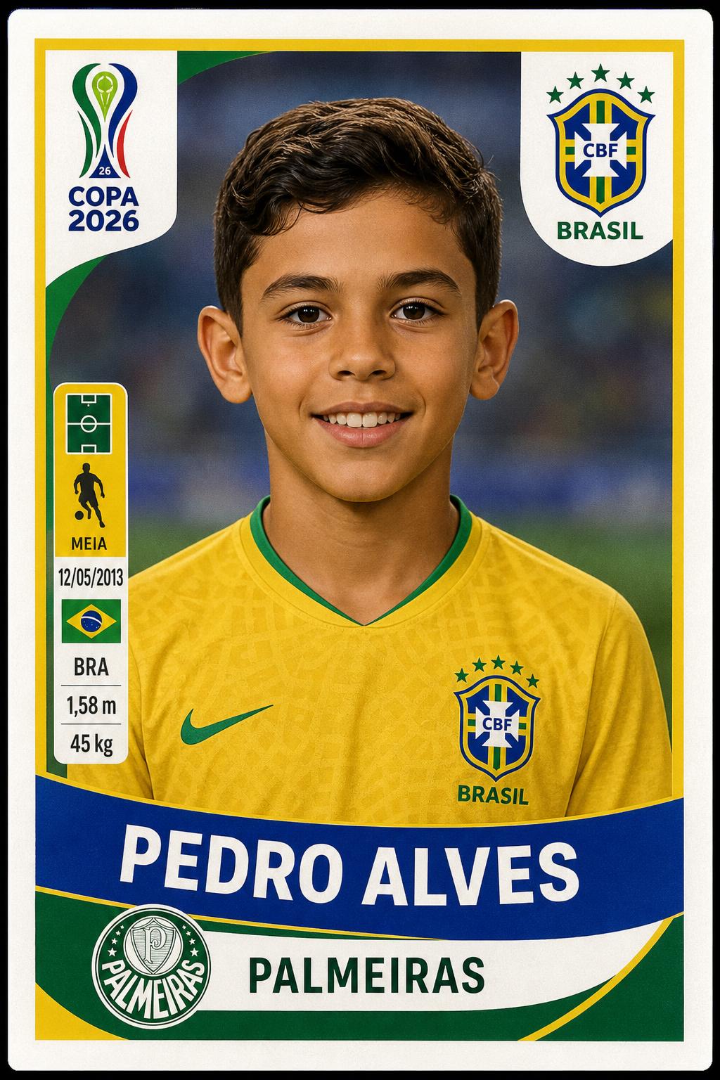 Exemplo de figurinha gerada